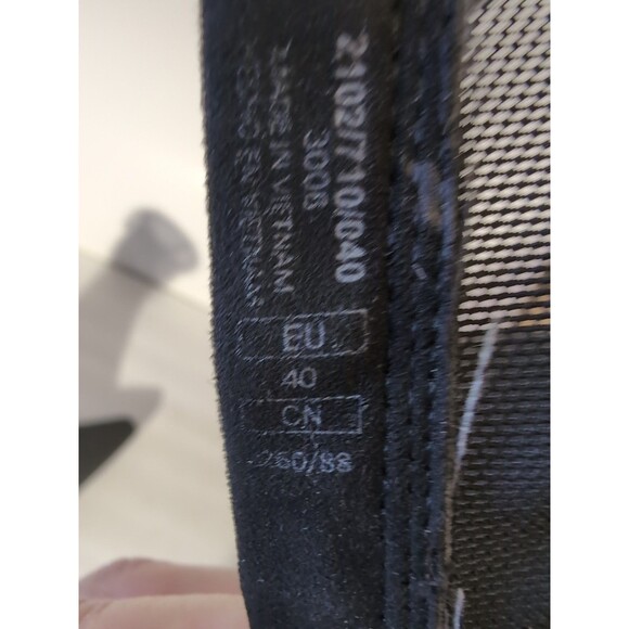 Zara Black Mesh Women's Stiletto Heels Size 8.5 With Zippers - Picture 11 of 11